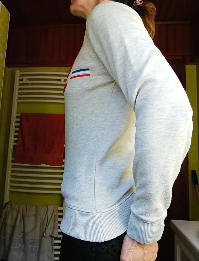 Sweat femme beige Ski Damart - photo numéro 5