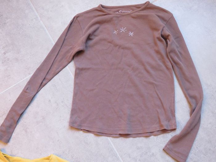 T-shirt longues manches fille, 10 ans - photo numéro 4