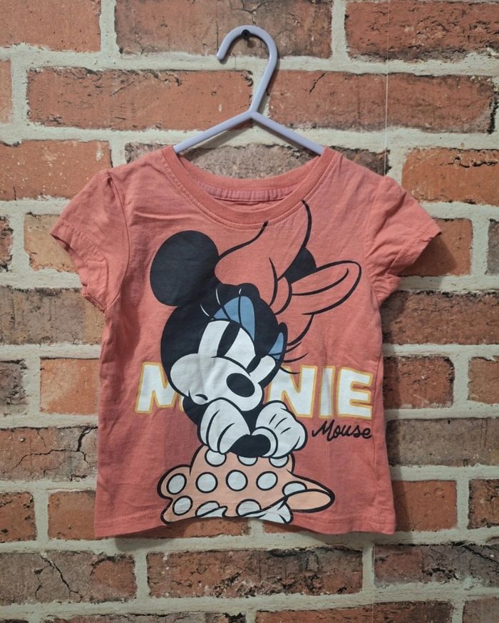 T-shirt Rose Manches Courtes Pour Fille - Taille 4 Ans - Neuf Avec Étiquette