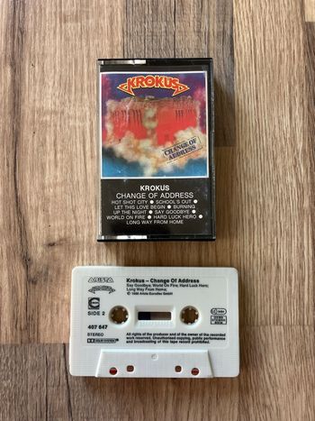 Cassette audio-Krokus-Change of address