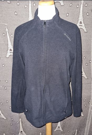 Gilet zippé noir polaire taille M mixte
