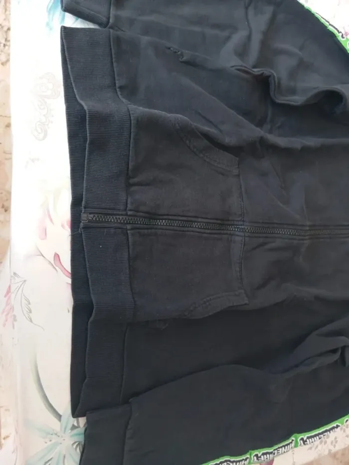 Gilet zippé noir Minecraft 14 ans - photo numéro 2