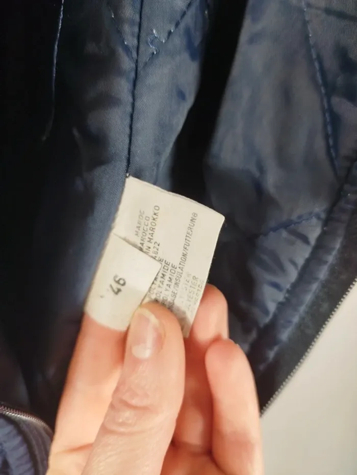 Salopette ski K-WAY Vintage Pantalon à bretelle snowboard Homme L Bleu Marine A217 - photo numéro 6