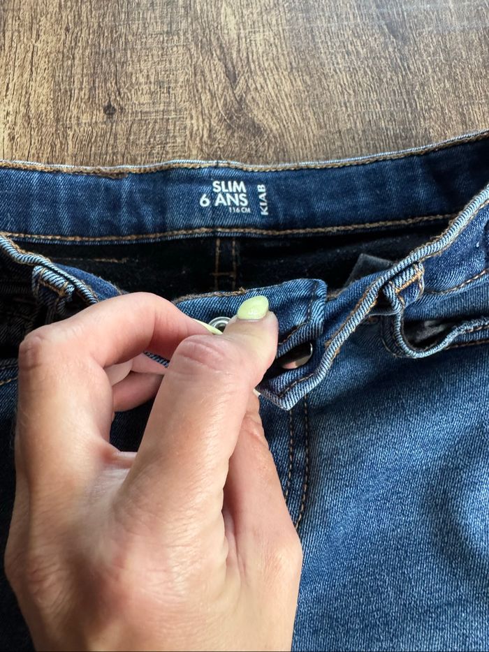 Lot de 2 jeans 6 ans - photo numéro 8