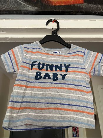 T-shirt garçon 12 mois Mots d’enfants