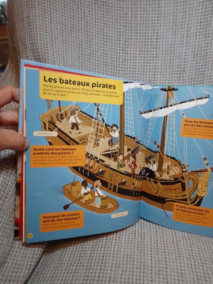 Questions Réponses 5+ "La vie des pirates" - Ed. Nathan - photo numéro 3