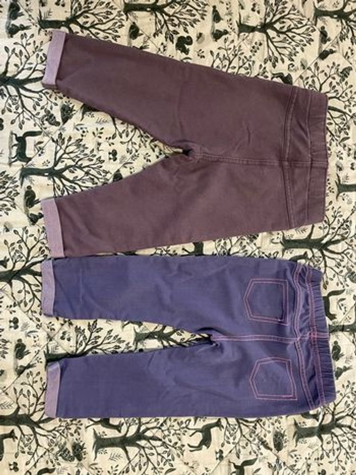 Lot de 2 leggings jeans - photo numéro 4