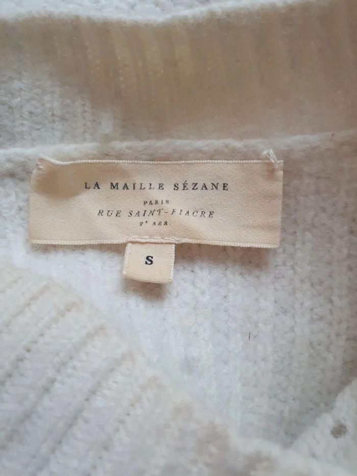 Superbe pull sezane en laine - photo numéro 3