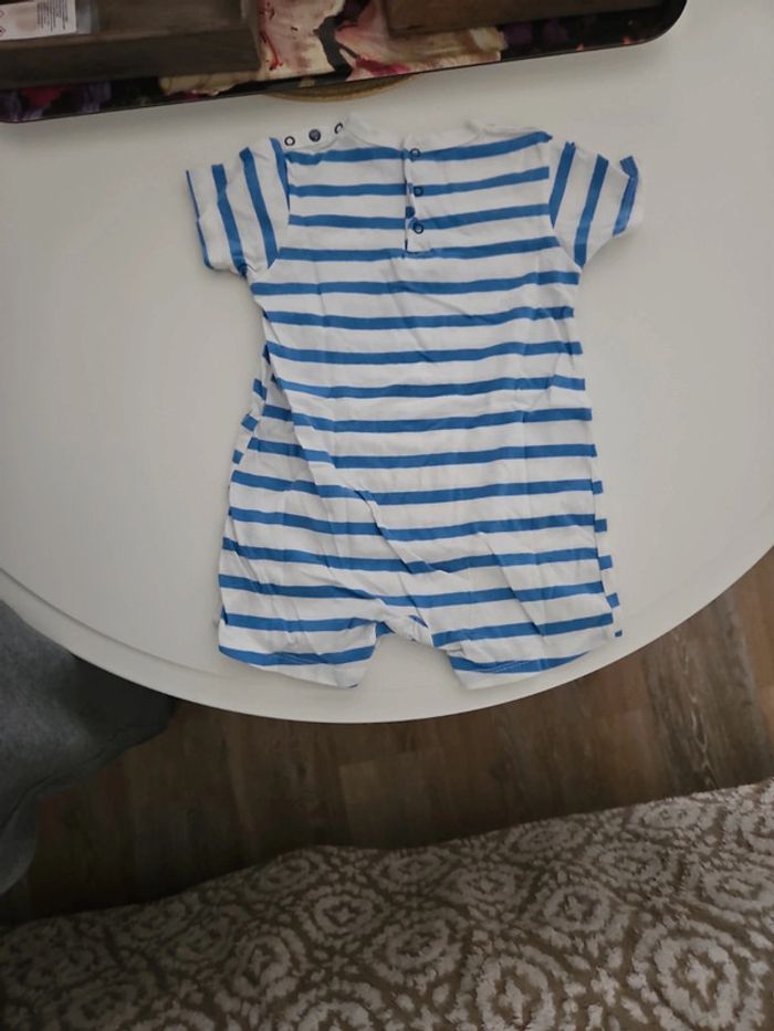 Combishort bebe en coton - photo numéro 5