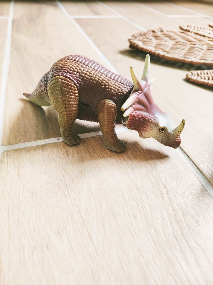🦖 Lot dinosaures dino riders deinonychus et styracosaurus année 1987 marque Tyco toys - photo numéro 2
