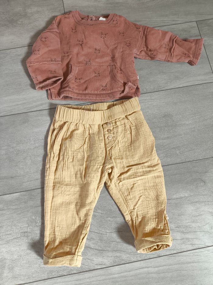 Ensemble garçon pull et pantalon