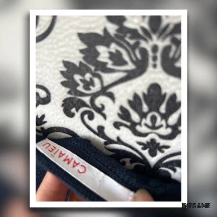 Très beau pull manches 3/4 🥰 bleu marine camaieu taille 36 - photo numéro 4