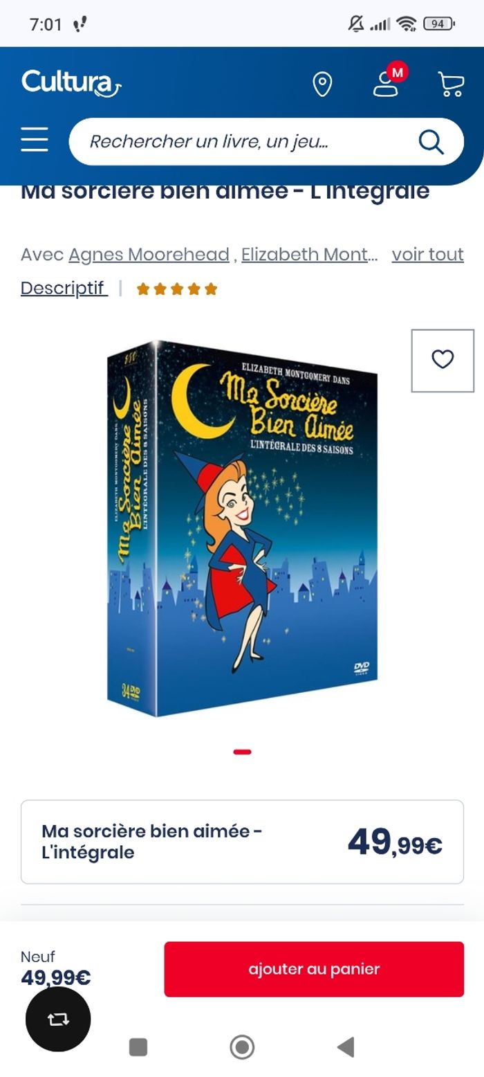 Coffret intégral neuf – “Ma sorcière bien-aimée” ✨ Série culte et intemporelle ! - photo numéro 2