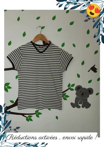 T-shirt femme marinière