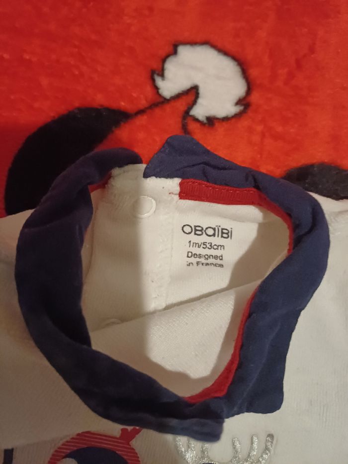🧸Pyjama de Noël 1 pièce taille 1 mois Obaïbi - photo numéro 5