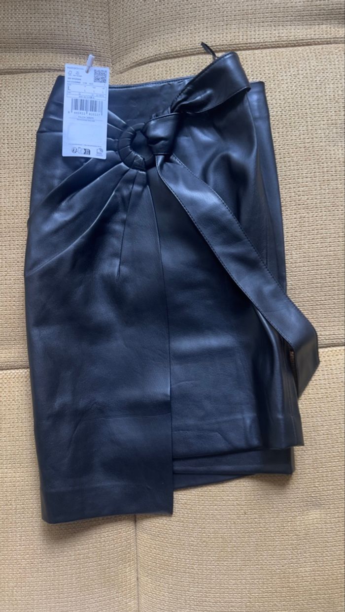 Mini jupe similicuir Mango - photo numéro 2