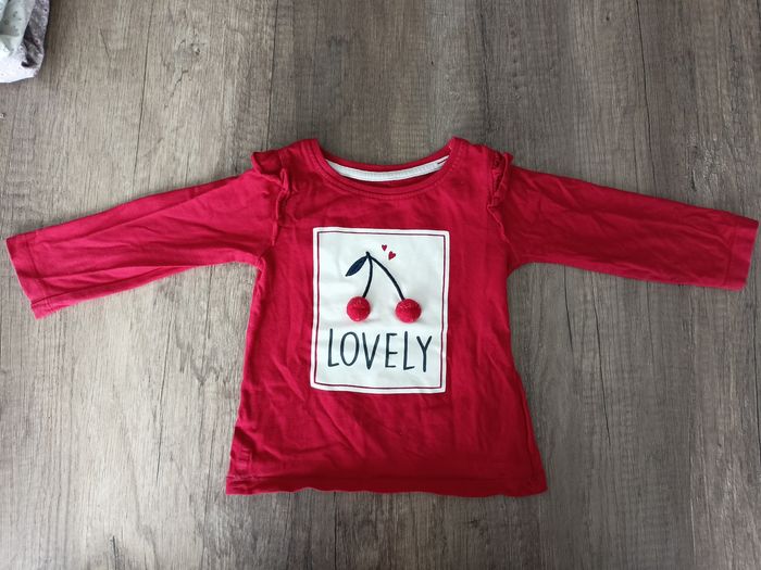 T-shirt manches longues Primark (9-12 mois)