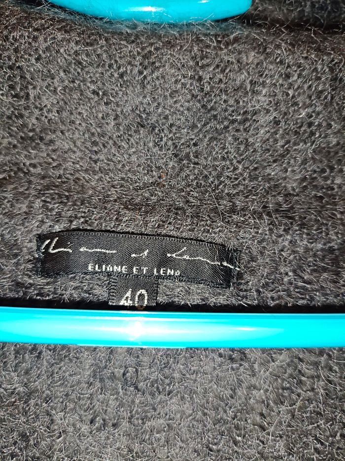 Gilet femme, Eliane et Lena, mohair majoritaire, taille 40 - photo numéro 5