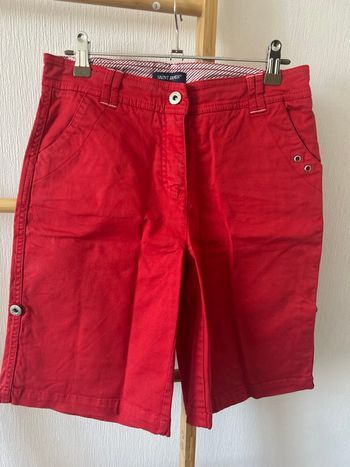 Bermuda Saint James rouge corail – Très bon état