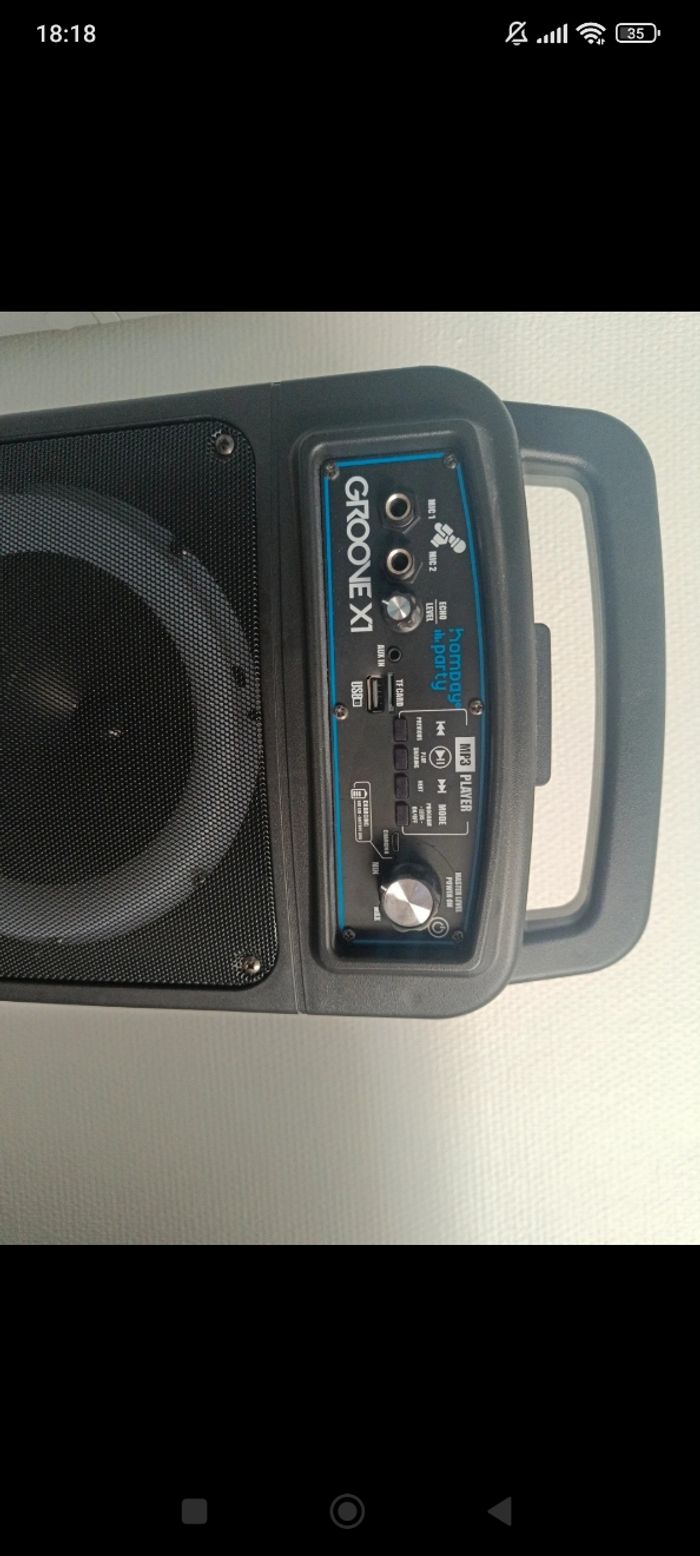 Enceinte sur pied - photo numéro 5