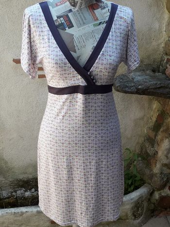 Robe tee-shirt cache-coeur