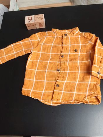 Chemise ML kiabi 9 mois