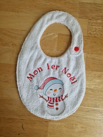 Joli bavoir mon 1er Noël