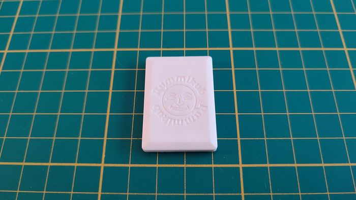 Tuile chiffre 4 quatre orange pièce détachée L'original Rummikub chiffres M&M Ventures 2014 #C39 - photo numéro 2