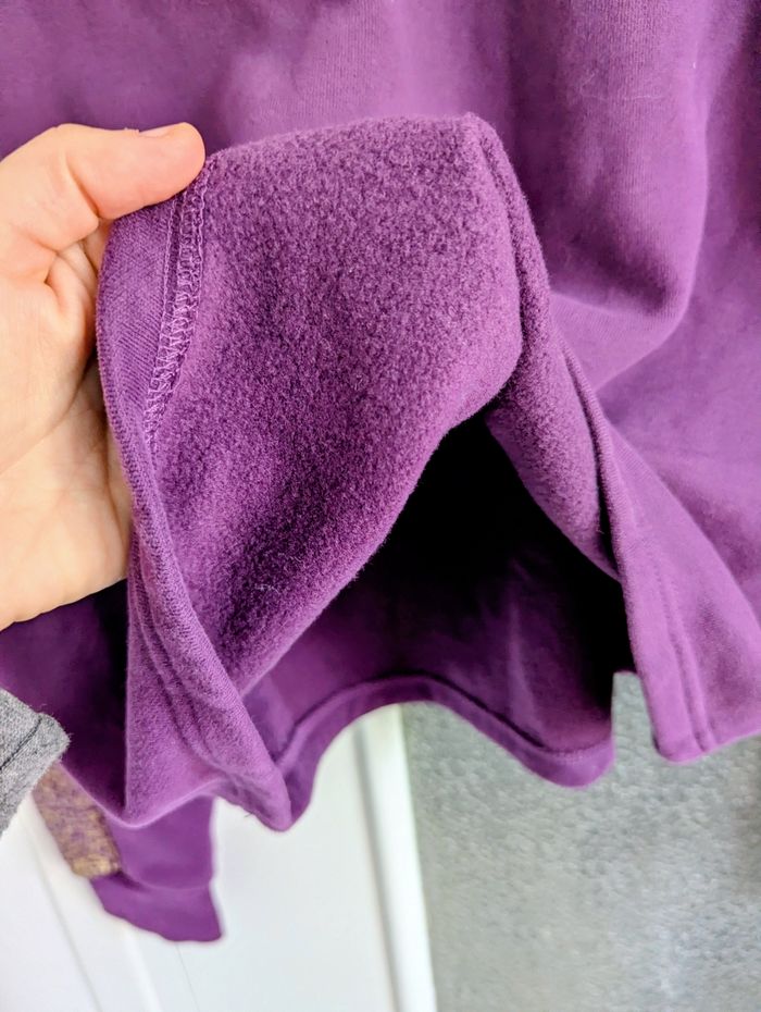 Sweat polaire puma violet doré ados taille xs - photo numéro 6