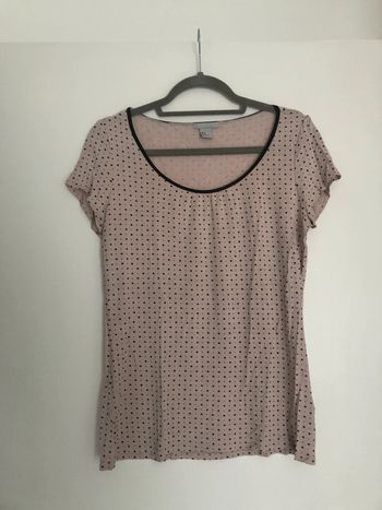 Superbe beau t-shirt H&M à motifs vintage taille M