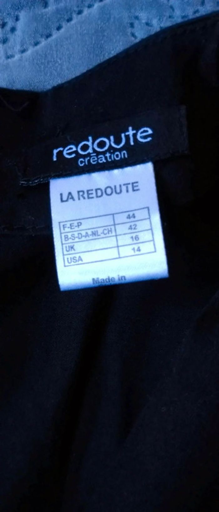 Robe de fêtes noire avec perles femme 44 la redoute - photo numéro 13