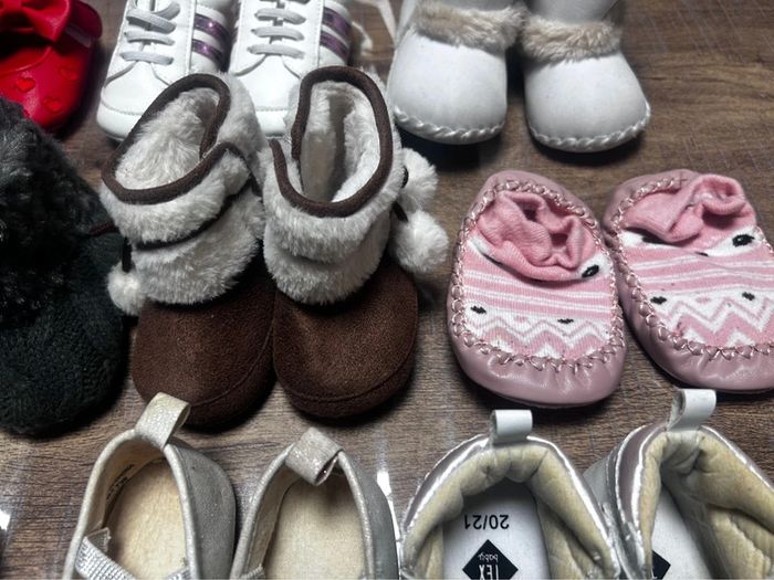 Lot paire chaussure bébé semelles molles - photo numéro 4