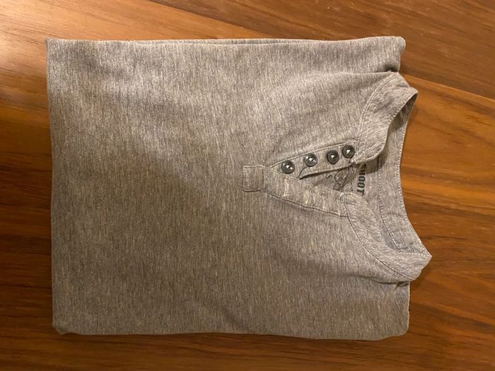 TEE shirt Parashooting  gris  taille S - photo numéro 2
