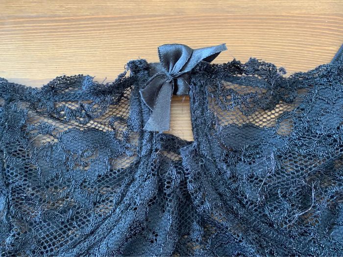 Brassière à dentelle noire S(201) - photo numéro 2