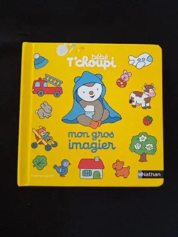 Livre d’apprentissage Mon gros imagier Tchoupi