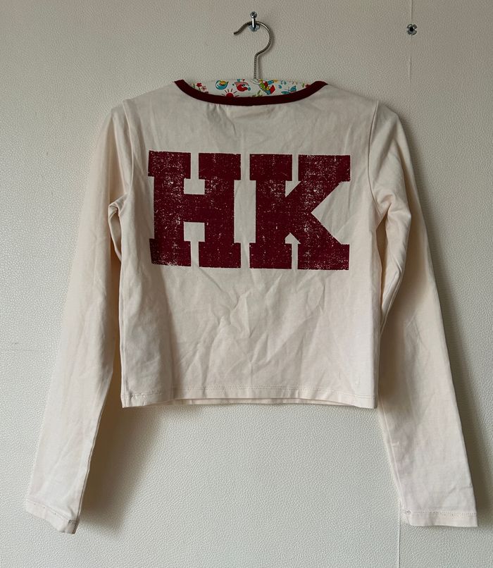 Tee-shirt crop top Hello Kitty taille 10/11 ans - photo numéro 3