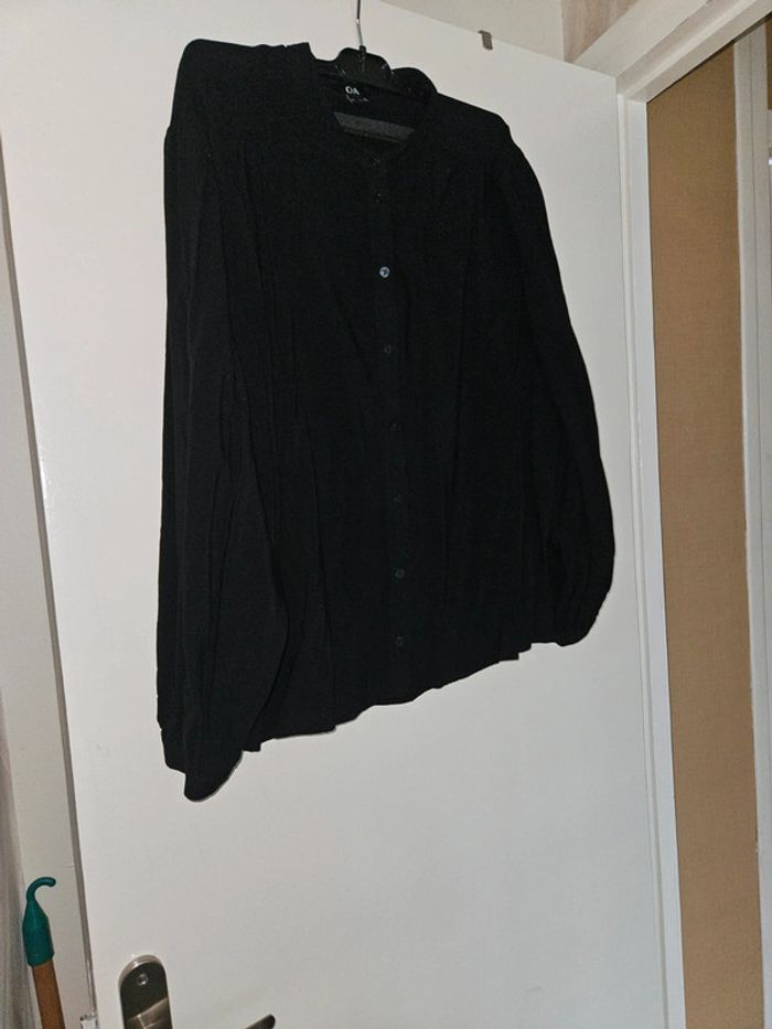 Tunique chemisier noire C&A taille 44 - photo numéro 3