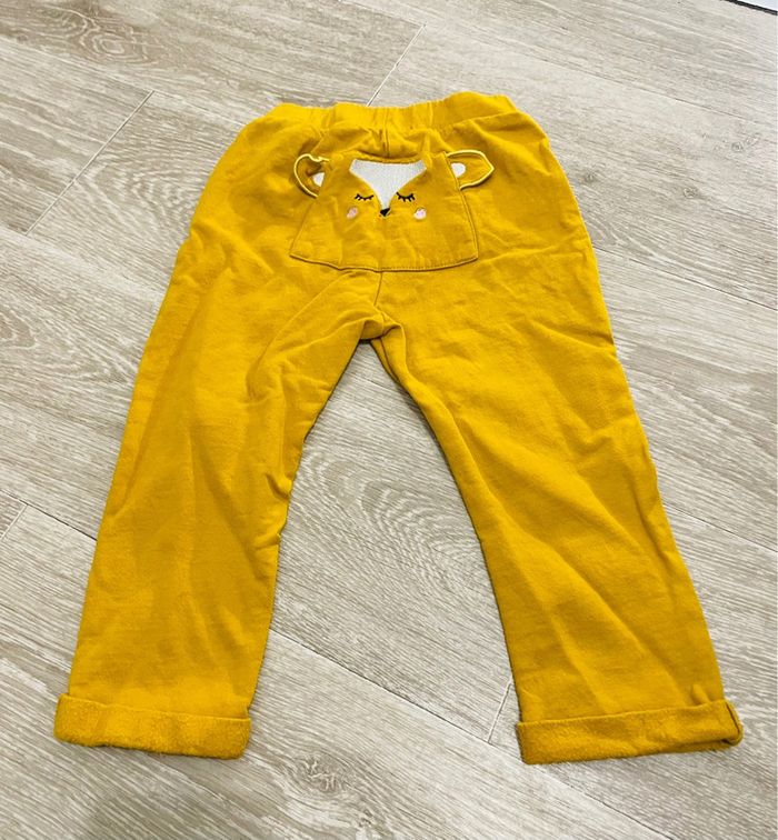 Pantalon souple 2 ans moutarde - photo numéro 2