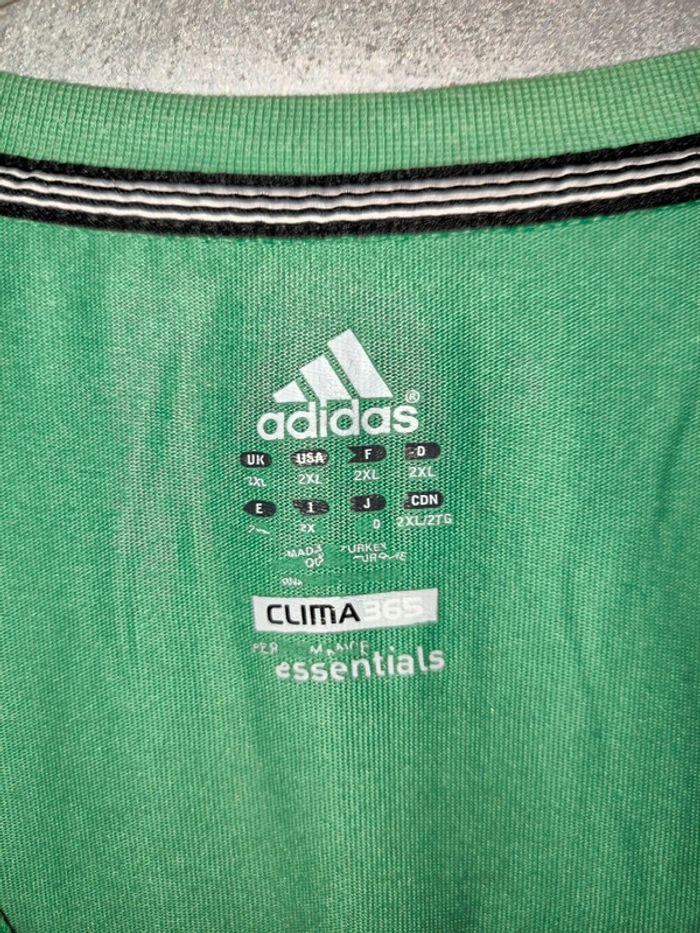 Tee shirt vert adidas taille XXL - photo numéro 4