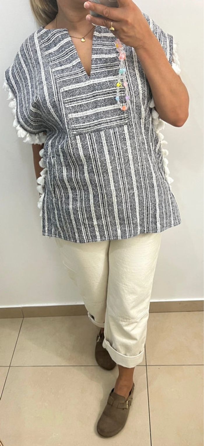 Tunique Poncho Claudie Pierlot Taille 38 - photo numéro 3