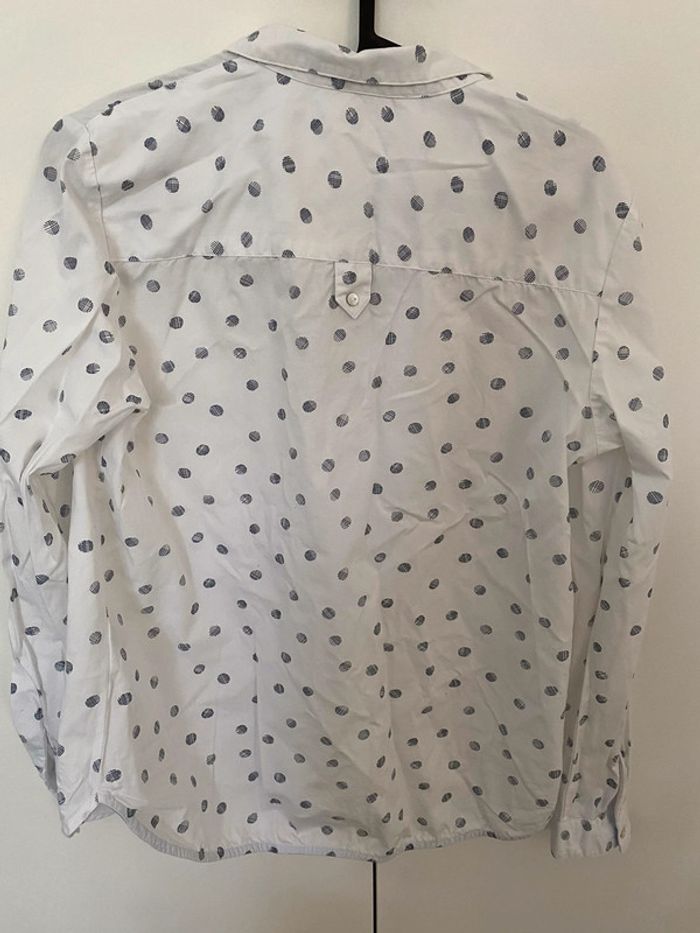 Chemise Esprit à pois bleu - photo numéro 2