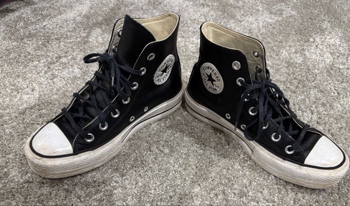 Converse Chuck Taylor en cuir - photo numéro 2