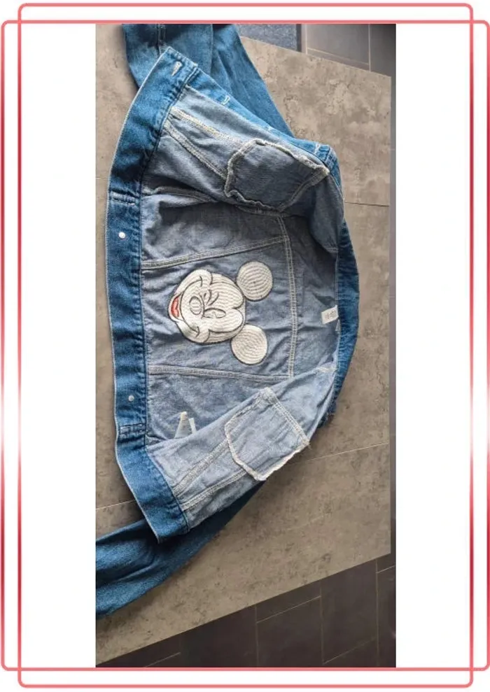 Veste en jeans Mickey fille - photo numéro 4