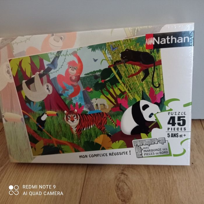 Puzzle jungle 45 pièces Nathan neuf - photo numéro 2