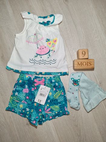 Ensemble 9mois tortue