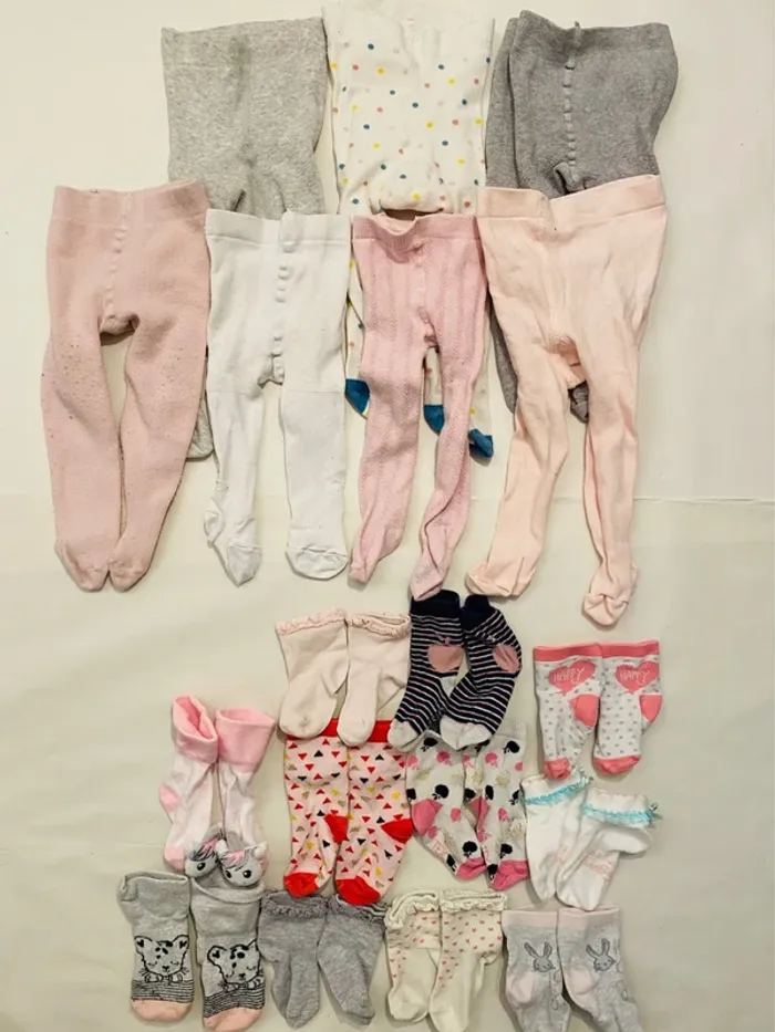 Lot chaussettes / collants fille 15-18