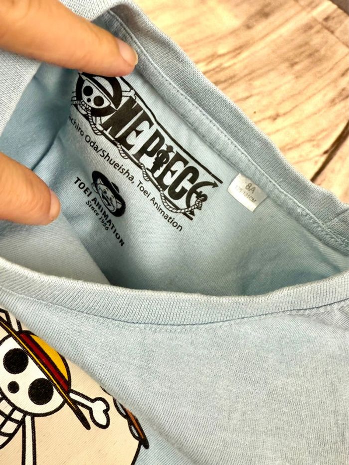 T-shirt été garçon manches courtes One Piece 8 ans - photo numéro 3