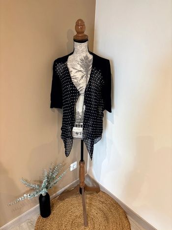 Lot de 2 Gilets manches 3/4 cache cache taille 1