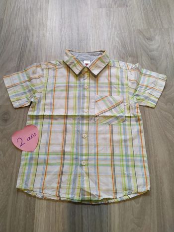 chemise MC 2 ans