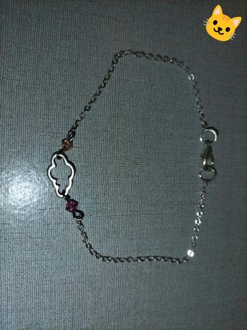 Bracelet nuage perle rose pale et rose